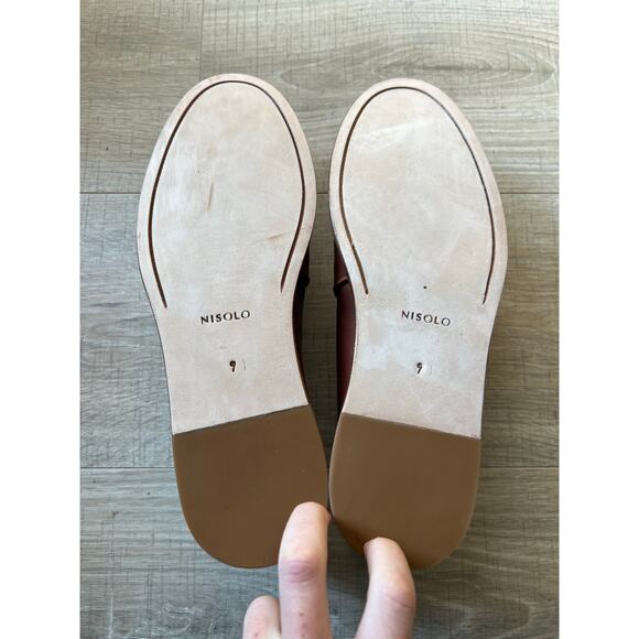 New Nisolo Alejandro Slip On Brandy size 9